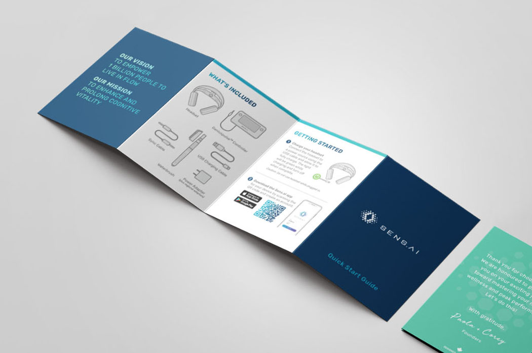 quick start booklet packaging