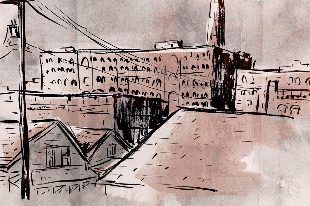 buffalo urban painting
