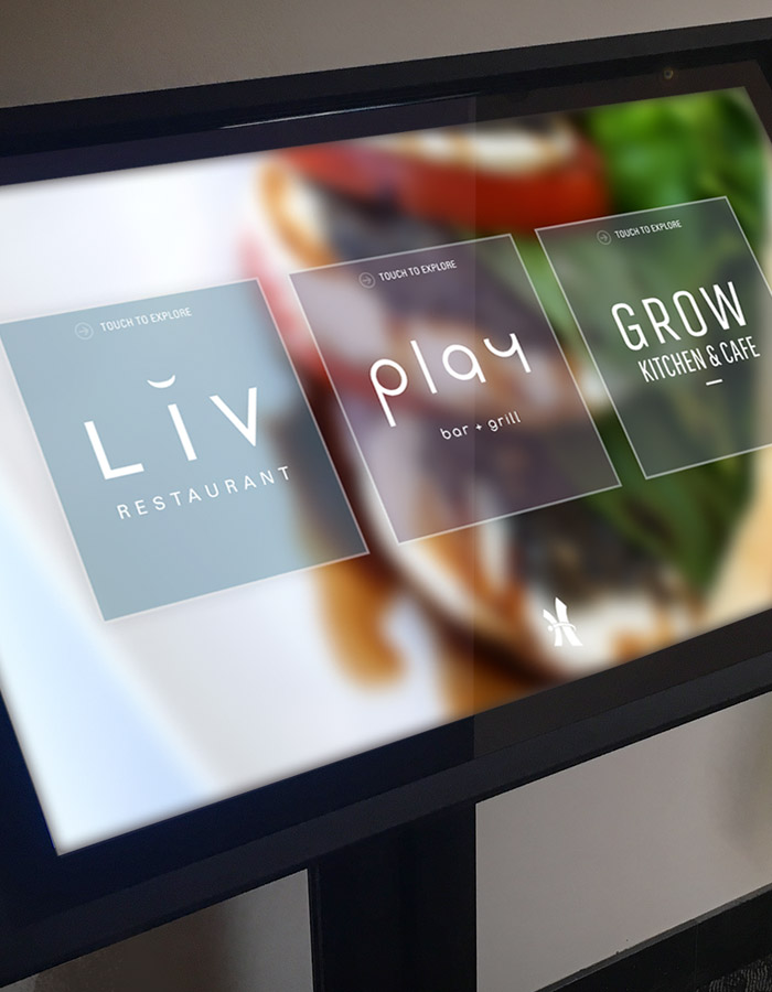 digital touchscreen interface
