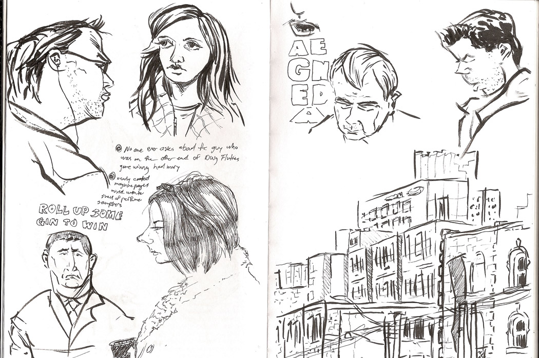 jason dwyer subway sketches