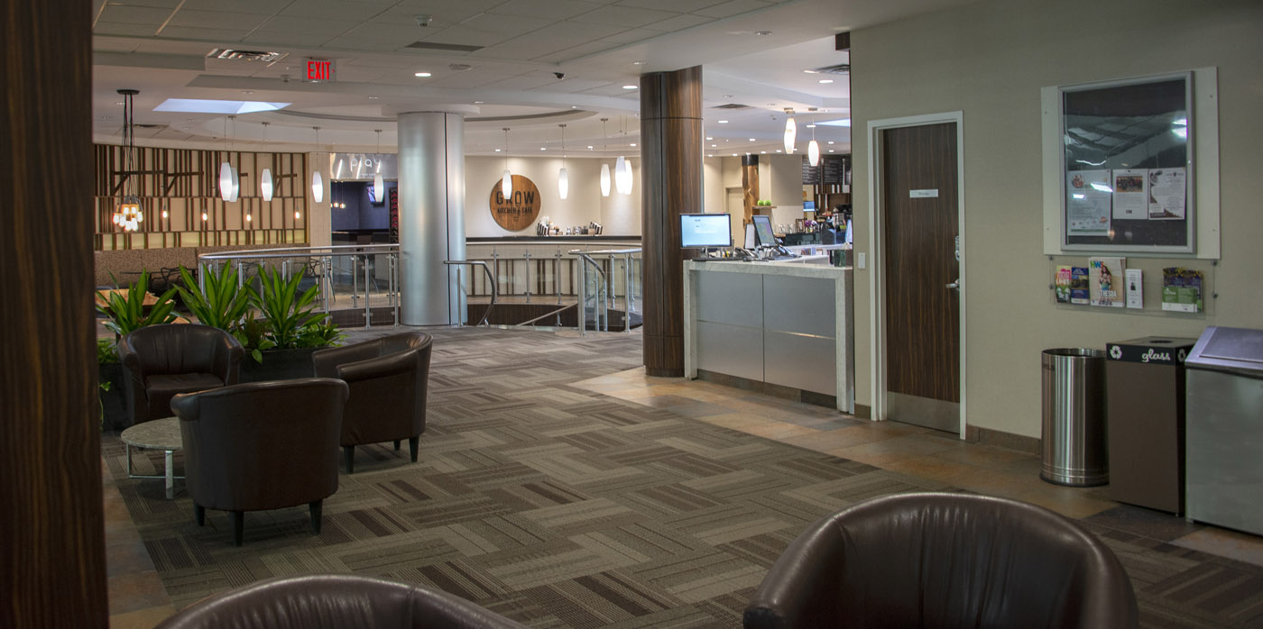 niagara fitness club lobby
