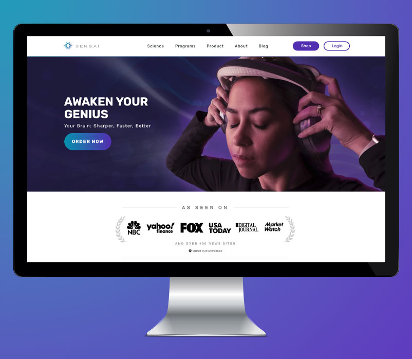 startup web design