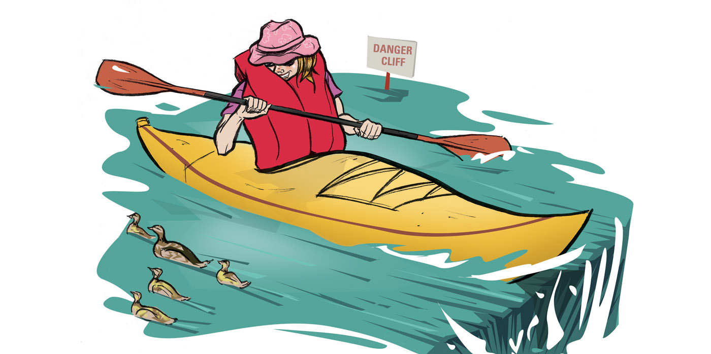kayaking