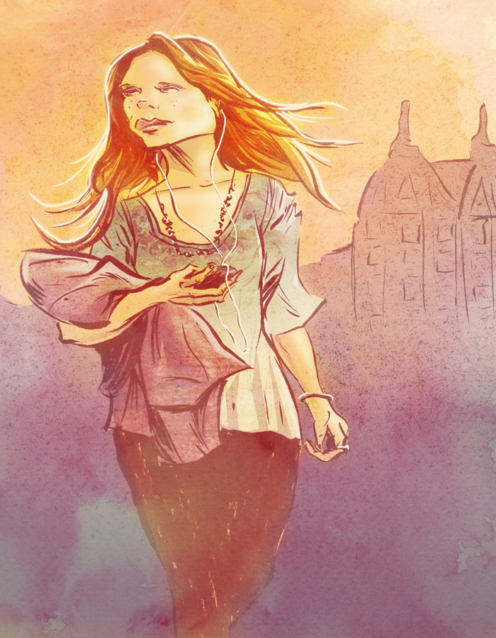 girl drawing
