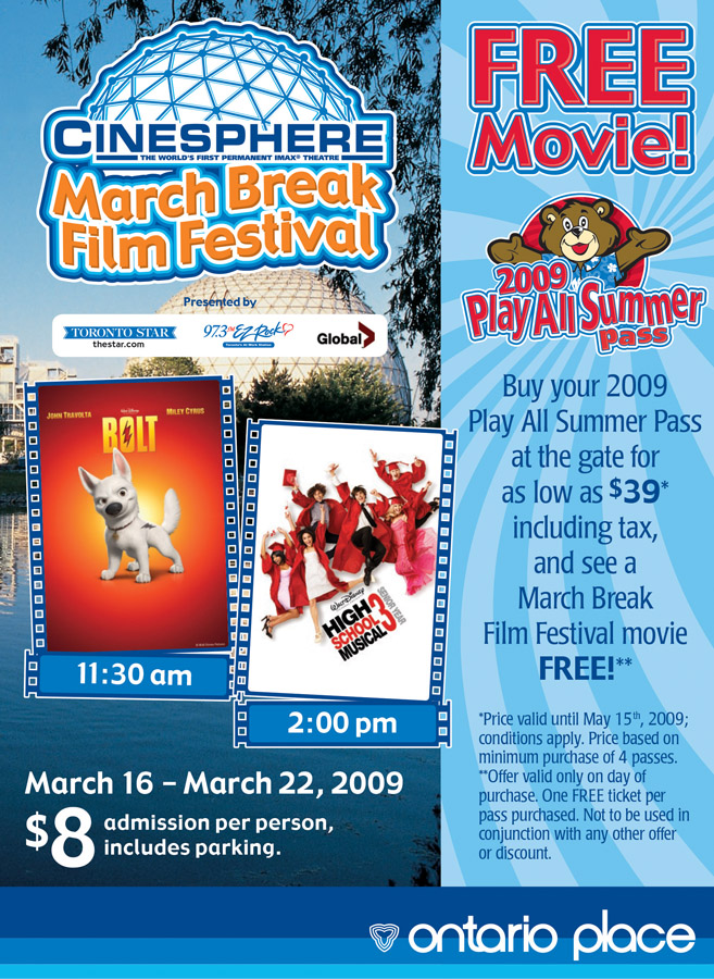 ontario place advertising