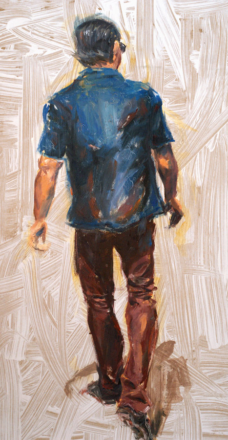 walking sketch