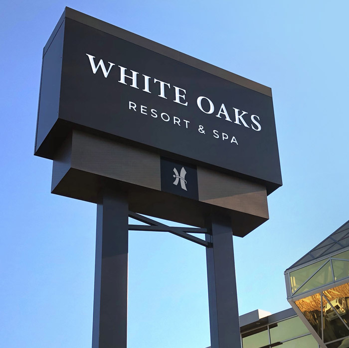exterior hotel sign