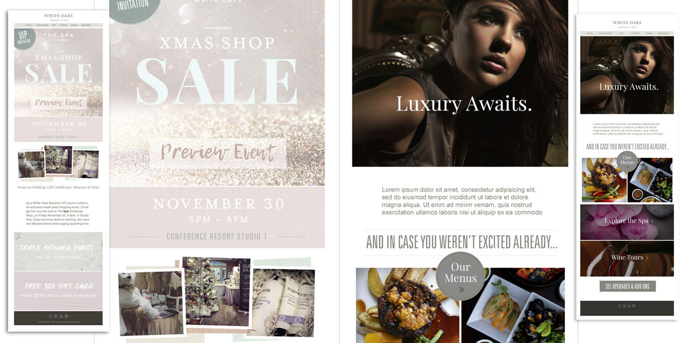 retail email design