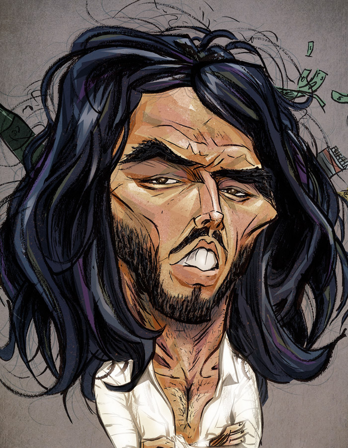russell brand portrait