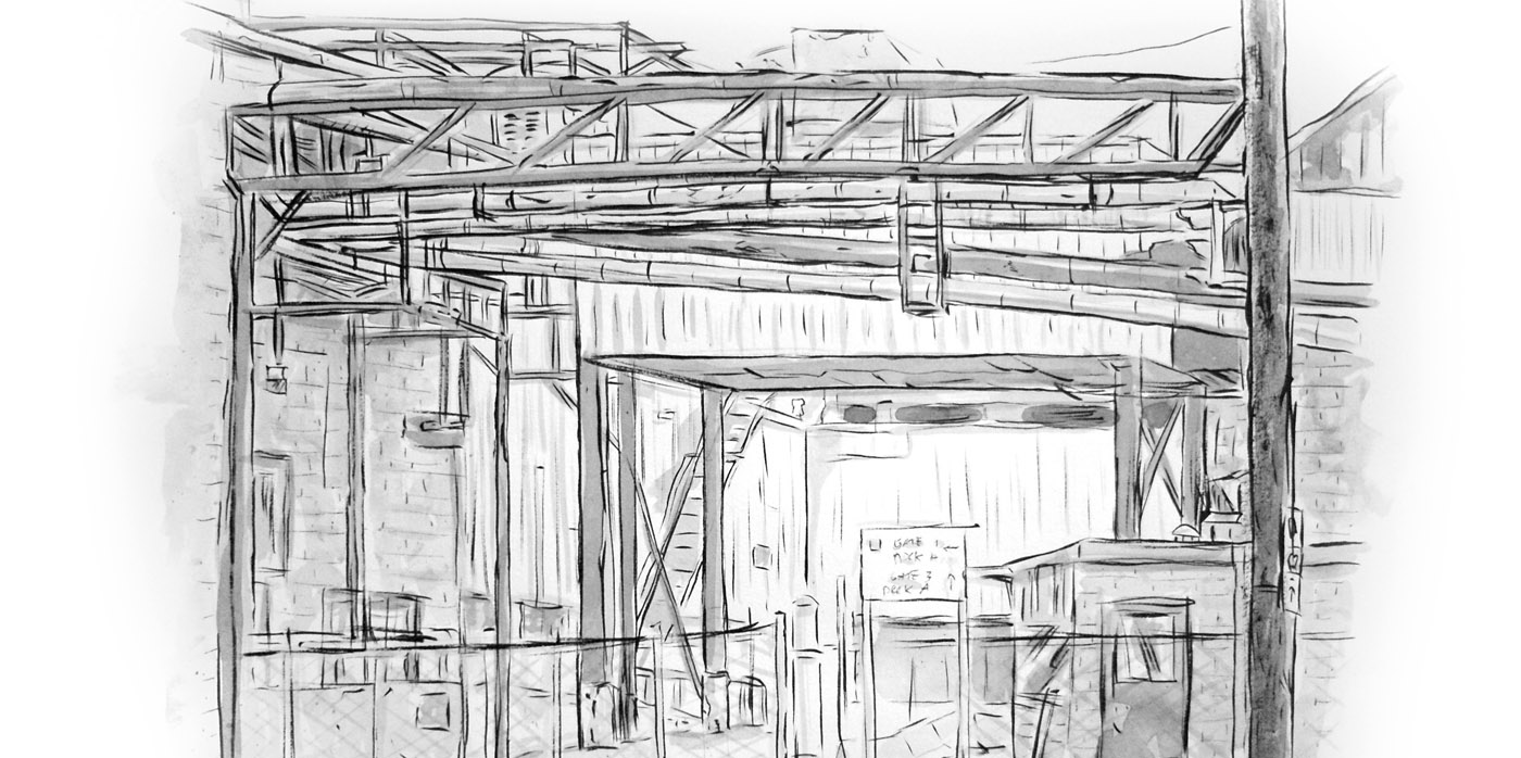 st.catharines GM plant sketch