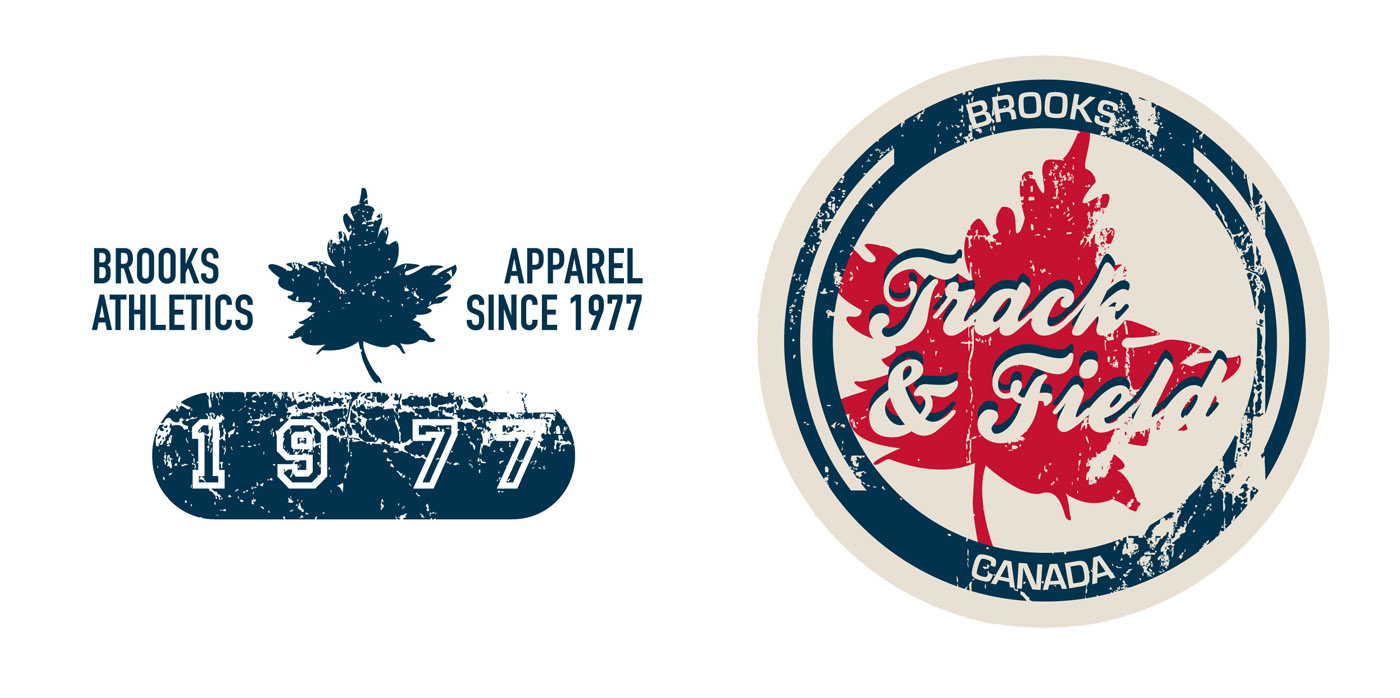 vintage athletic design